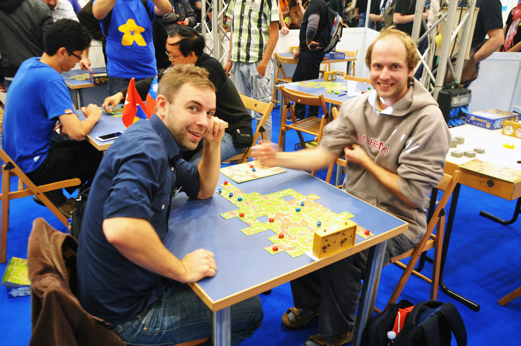 The swedish contestant Magnus Anderberg versus the czech champion of the world from 2012 - Martin Mojzis - in the first game of the tournament.