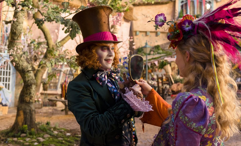 Alice (Mia Wasikowska) returns to the whimsical world of Underland and travels back in time to save the Mad Hatter (Johnny Depp) in Disney's ALICE THROUGH THE LOOKING GLASS, an all-new adventure featuring the unforgettable characters from Lewis Carroll's beloved stories.